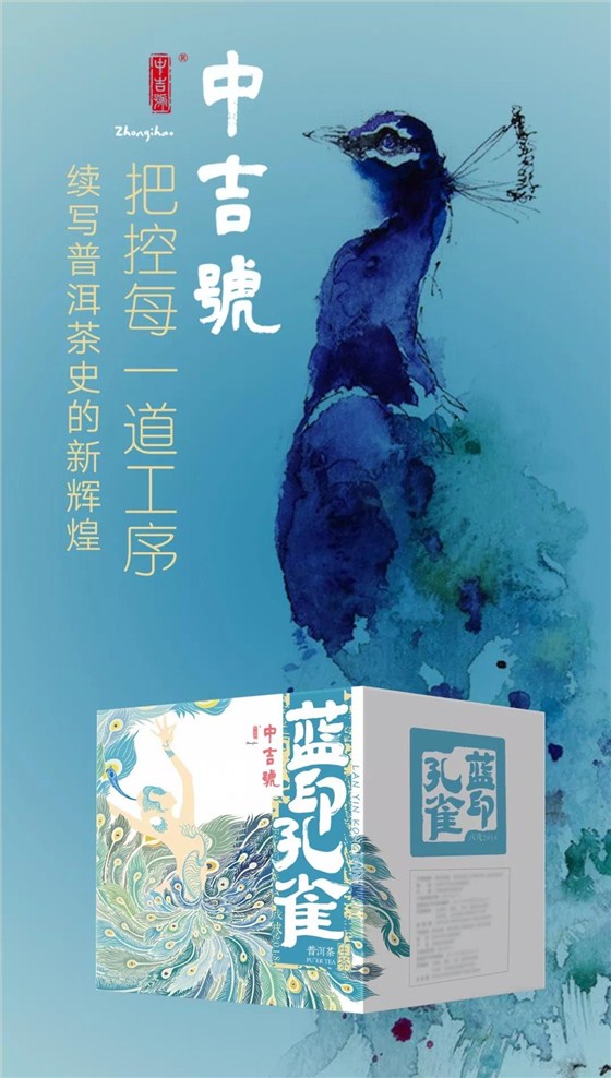 蓝印孔雀普洱茶